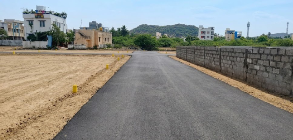 Fully Developed Layout with Boundary Wall & Road Work